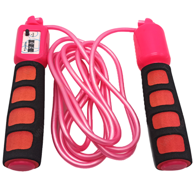 Jump Ropes With Counter Sports Fitness Adjustable Fast Speed Counting Jump Skip Rope Skipping Wire (rope_skipping_counter) Hump Rope image