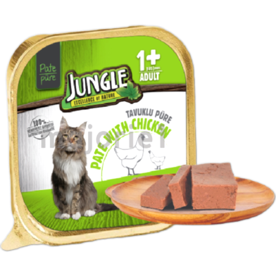 Jungle Pate With Chicken 100g | Adult Cat Wet Food image