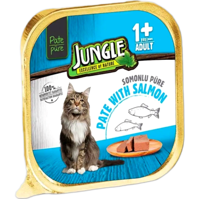 Jungle Pate With Salmon 100g | Adult Cat Wet Food image
