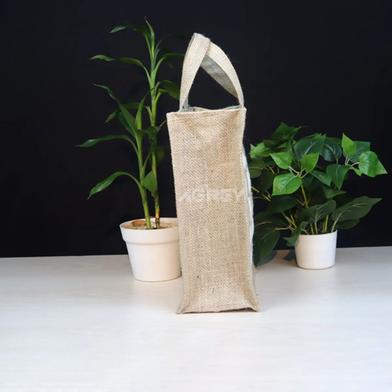 Jute Shopping Bag Natural 10x12 Inch - 33108 Slide 4