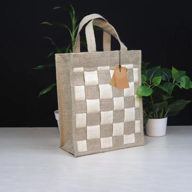 Jute Shopping Bag Natural 10x12 Inch - 33108 Slide 5