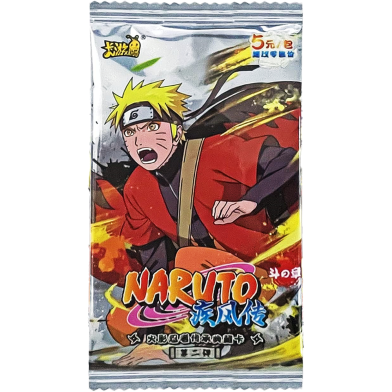 KAYOU Naruto Cards Box Uzumaki Sasuke Ninja Collection Flash Cards image