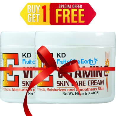 KD Furit Of The Earth Vitamin E Cream 100 gm (Buy 1 Get 1 free) image