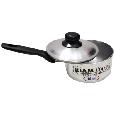 Kiam Non Stick Milk Pan With Glass Lid - 18 cm image
