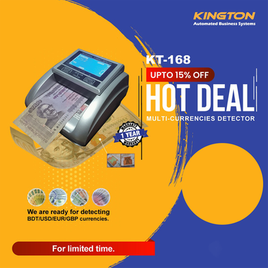 KINGTON KT-168 Fake Note Detection Machine Slide 2