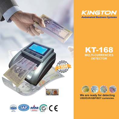 KINGTON KT-168 Fake Note Detection Machine Slide 3