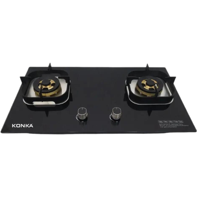 KONKA GA-KG01 DOUBLE BURNER GAS COOKER (KGA-BGS17)-LPG image