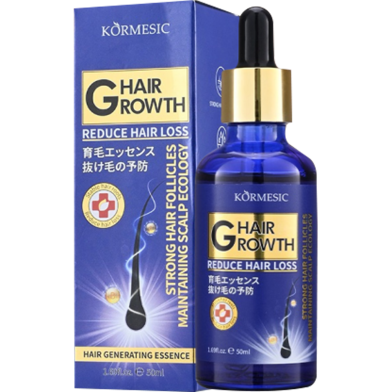 KORMESIC Organic Ginger Hair Oil Serum Private Label Anti-Hair Loss Growth Regrowth Home Leave-In Nourishing Treatment-50ml image
