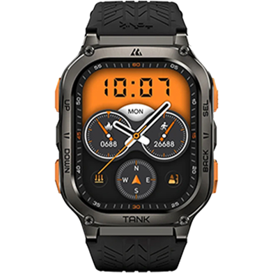 KOSPET TANK M3 Ultra Calling Rugged Smartwatch with GPS-Black image