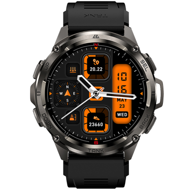 KOSPET TANK Ultra Calling with GPS Smart watch - Black image