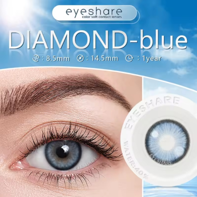 KSSEYE/Eyeshare Diamond Blue Color Contact Lens image
