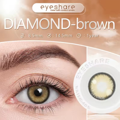 KSSEYE/Eyeshare Diamond Brown Color Contact Lens image
