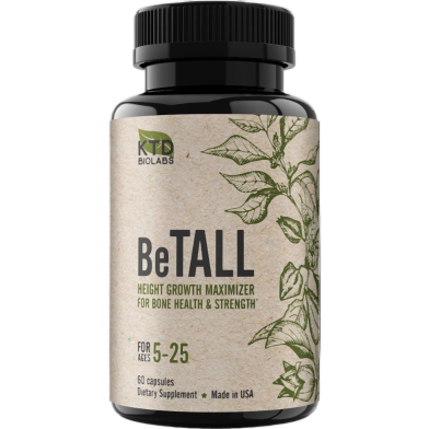 KTD BIOLABS BeTall Height Growth Maximizer For ages 5-25-60 Capsules image