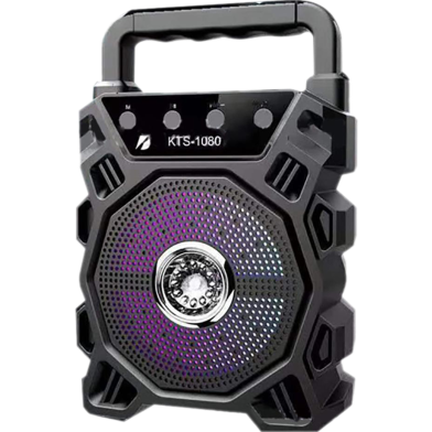 KTS-1080 Wireless Portable Bluetooth Speaker Big Sound support SD Card, Pen drive, FM And Microphone image
