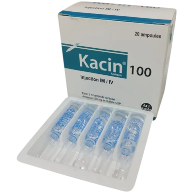 Kacin 100 mg Im/Iv Injection 2 ml 20'S Ampoule image