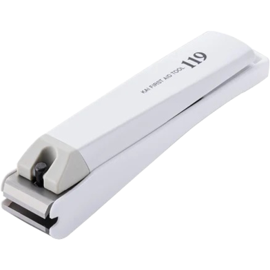 Kai Corporation Nail Clipper Straight Blade With Stopper for Hands and Feet image
