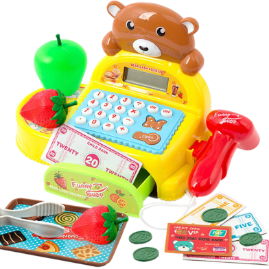Kaidilong Cash Register And Ice Cream Funny Shop Pretend Playset image