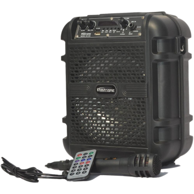 Kamasonic Portable Bluetooth Trolley Speaker With Wire Microphone - TR-866L image