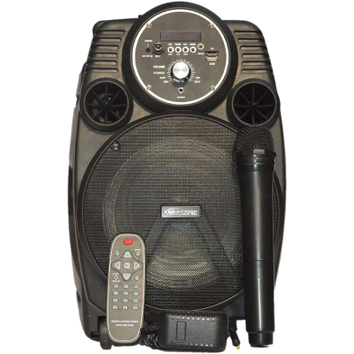 Kamasonic Rechargeable Bluetooth Trolley Speaker With Wireless Microphone - TR-8480L image