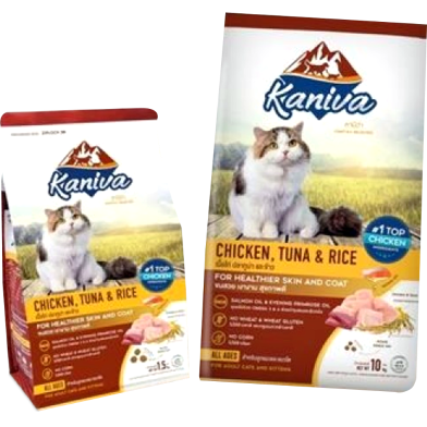 Kaniva Dry Cat Food - Chicken, Tuna and Rice For All Life Stages Cats | Dry Cat Food | Cats Over 4 Months image