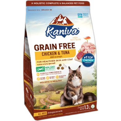 Kaniva Grain Free Dry Cat Food - Chicken and Tuna For All Life Stages Cats | Grain Free Dry Cat Food | Cats Over 4 Months image