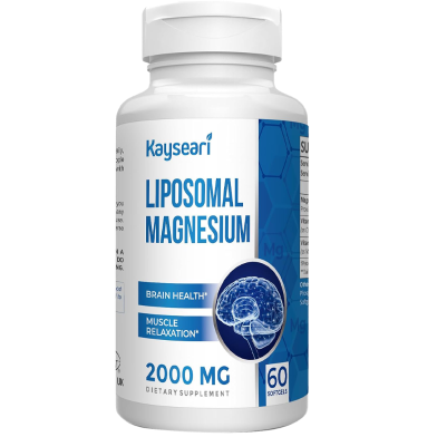 Kayseari Liposomal Magnesium L-Threonate 2000mg-High Absorption-Magnesium Threonate Supplements with Vitamin D3 and K2 for Women Men 60 Magnesium L Threonate image