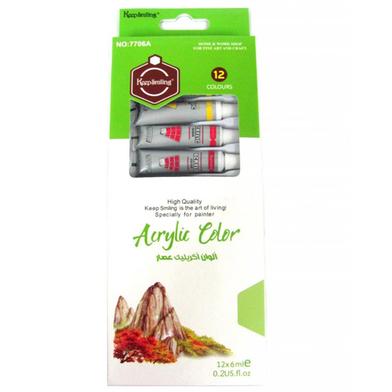 Keep Smiling, 12 Pcs , 6ml Color-Acrylic Color image
