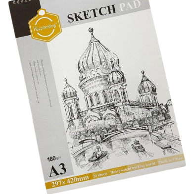 Keep Smiling A3 Sketch Pad Acid-24Sheets image