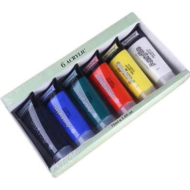Keep Smiling Acrylic Colour 75ml 6 Shades image
