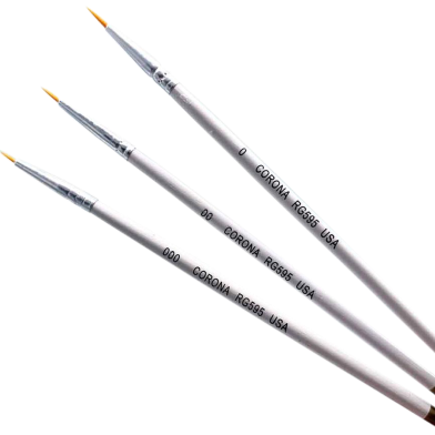 Keep Smiling Art Brush (Size= 0,00,000) 3 Pcs image