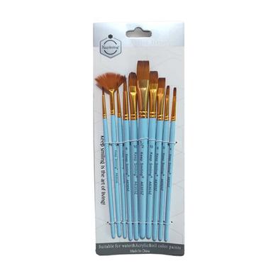 Artist Brush Paint Brush 10 Pcs Mix set image