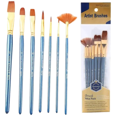 Keep Smiling Artist Brushes set 7pcs image