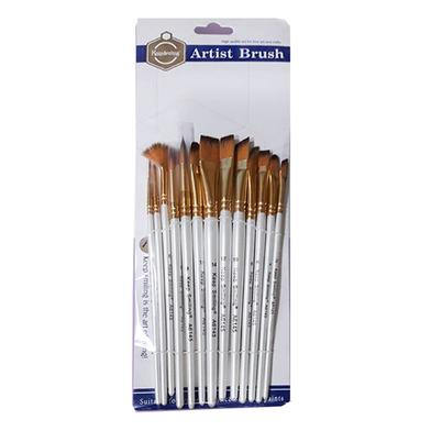 Keep Smiling Artist Paint Brush Set Of 13Pcs (M-A6145) image