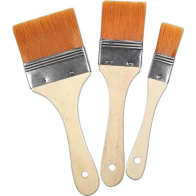 Keep Smiling Gesso Brushes Flat set image