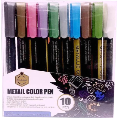 Keep Smiling Metal Marker Gel Colour Pen image