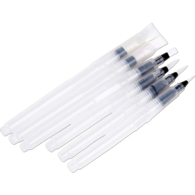 Keep Smiling Water Brush Pen Set Refillable Ink Pen 1Pc image