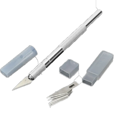 Keep Smiling Detail Knife / Precision Knife With 5 Pcs Blade Slide 4
