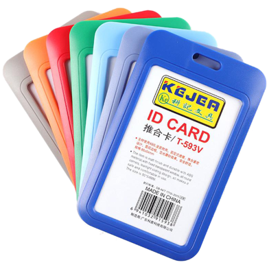 Kejea ABS Slide Design ID Card Holder image
