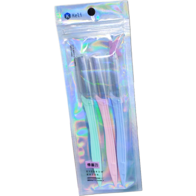 Keli Eyebrow Razor Beauty Tools 3 Pcs Set image