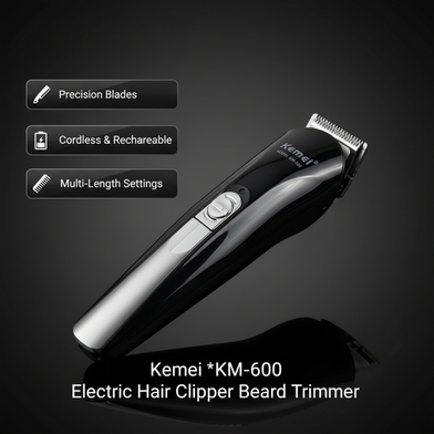 Kemei Electric Hair Clipper Beard Trimmer - (KM-600) Slide 4