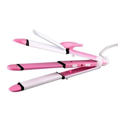 Kemei KM-1213 3 in1 Hair Straightener and Hair Curler image