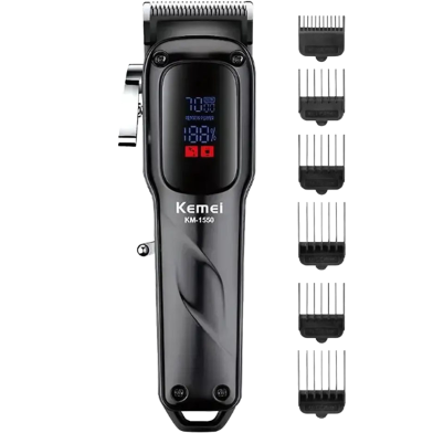 Kemei KM-1550 Professional Hair Clipper and Beard Trimmer Salon Series for Men image