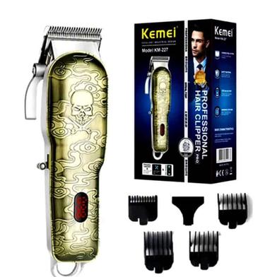 Kemei KM-227 Electric Cord And Amp Cordless Hair Clipper Metal Body for Man Slide 5