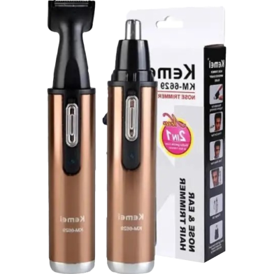 Kemei KM-6629 Nose Ear Hair Electric Beard Trimmer Modern Design For Men Women image