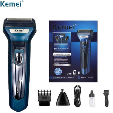 Kemei Km-6330 3 In 1 Hair Clipper Grooming Kit Trimmer Slide 4