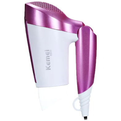 Kemey KM-6833 Foldable Hot And Cold Hair Dryer image