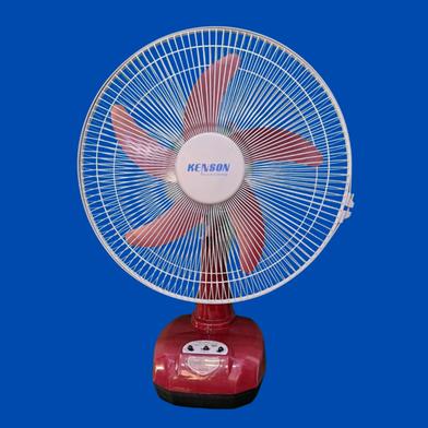Kenson KMW 1612 Multi-functional Rechargeable Fan(6 Months Warranty) - Maroon-(KENSON) image