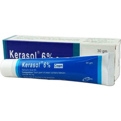 Kerasol 6 Percent Cream 30 gm tube image