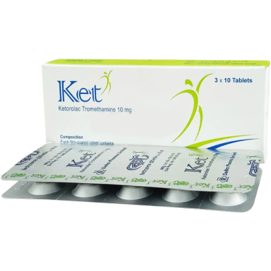 Ket 10 mg Tablet 10'S Strip image