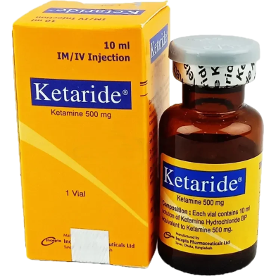 Ketaride 50 mg/ml IM/IV Injection 10 ml Vial image